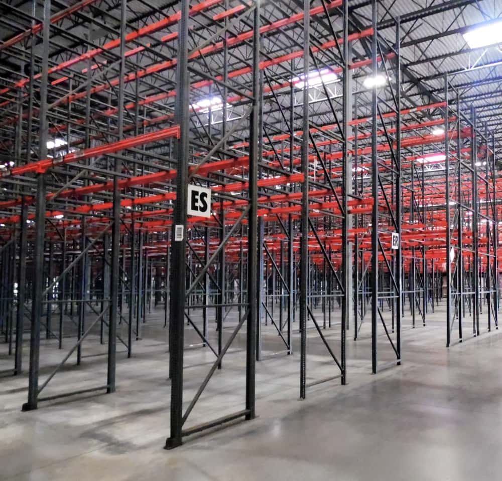 Used Pallet Rack Hiline Uprights 44" x 23' 12114