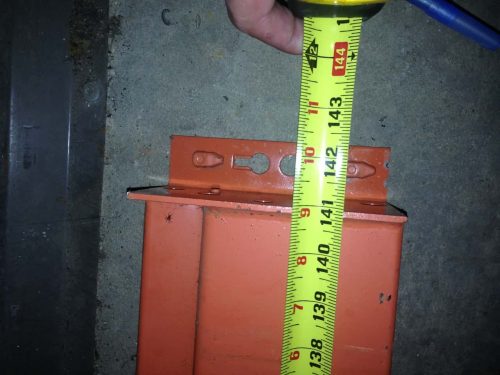 Used Pallet Rack New Style Beam - 141" x 6" - 6414