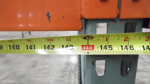 Used Pallet Racking New Style Beam - 144" x 6 1/2" - 6614