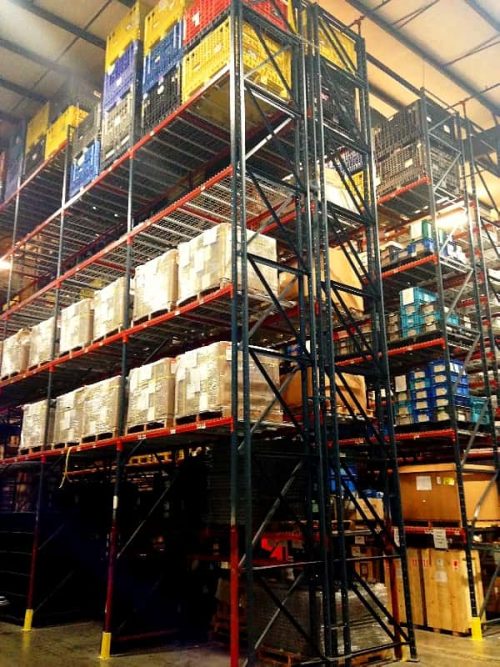 Used Structural Pallet Rack Adder Kit 48" x 31' x 102" - 2114