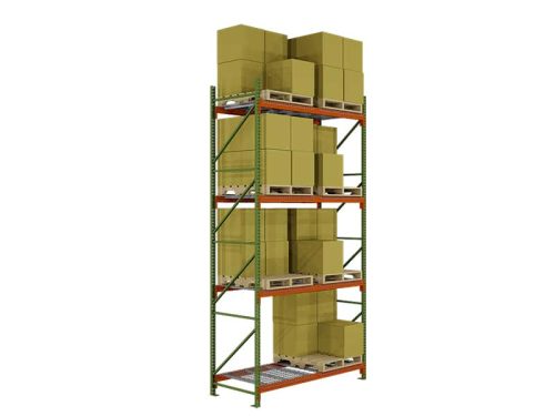 MHE Teardrop Pallet Rack 60" Starter Kit 16'-18' - 4 Levels