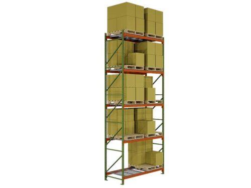 MHE Teardrop Pallet Rack 60" Starter Kit 20'-25' - 5 Levels