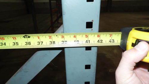 Used Pallet Racking New Style Upright - 42" x 22' - 6614