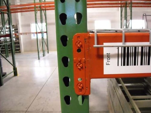Used Pallet Rack Teardrop Upright - 42" X 12' - 7314