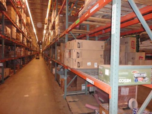 Used Pallet Rack Teardrop Upright - 36" x 22' - 11114