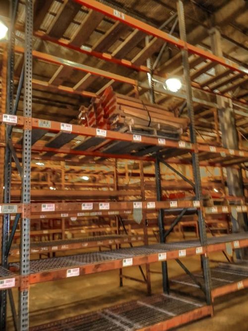 Used Pallet Rack Teardrop Upright - 42" x 16' - 10214