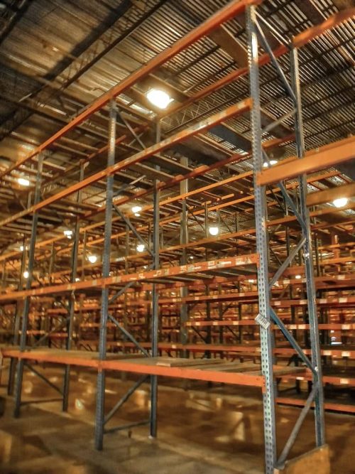 Used Pallet Rack Teardrop Upright - 42" x 21' - 10214