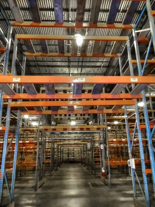 Used Pallet Rack Teardrop Beam - 106" x 3 3/4" - 10214