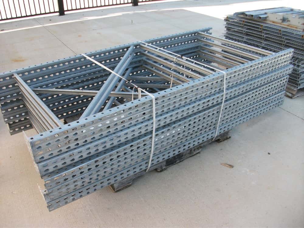 Used Pallet Racking Teardrop Upright - 42" x 8' - 11213