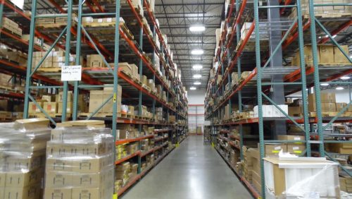 Used Pallet Racking Teardrop Upright - 42" x 21' - 6114
