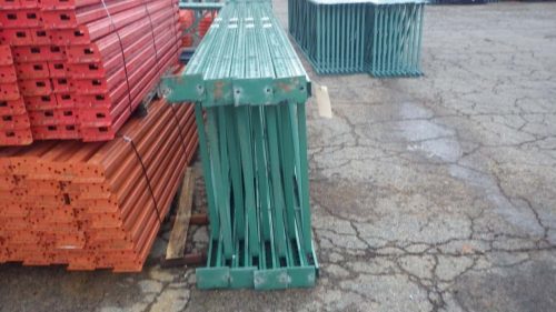 Used Pallet Racking Teardrop Upright - 44" x 15' - 7414