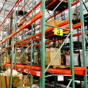 Used Pallet Rack Teardrop Upright - 42" x 23' - 10513