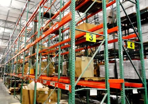 Used Pallet Rack Teardrop Upright - 42" x 23' - 10513