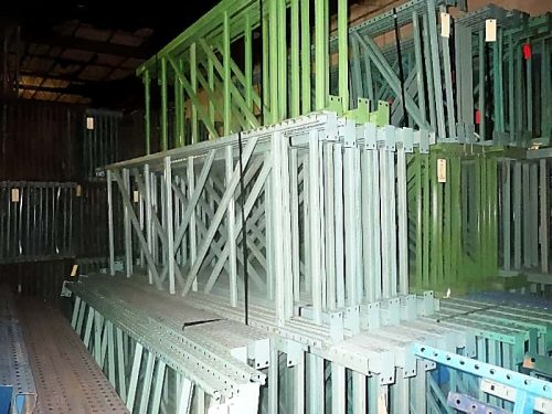 Used Pallet Rack Teardrop Upright - 42" x 10'