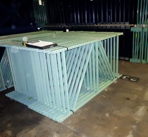 Used Pallet Racking Teardrop Upright - 42" x 7'