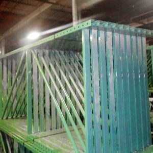 Used Pallet Rack Teardrop Upright - 42" x 16'