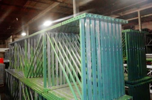 Used Pallet Rack Teardrop Upright - 42" x 16'