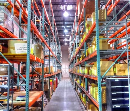 Used Pallet Racking Teardrop Upright - 42" x 21'