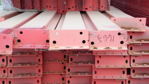 Used Pallet Rack Teardrop Beam - 144" x 6" - 7214