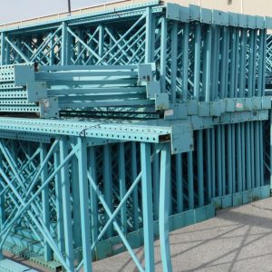 Used Pallet Rack Teardrop Upright - 48" x 18' - 7214