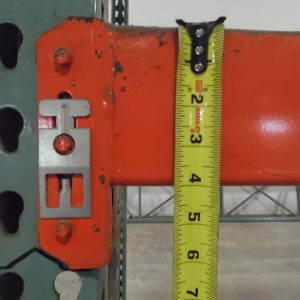 Used Pallet Rack Teardrop Beam - 96" x 4" - 10314