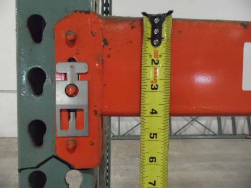Used Pallet Rack Teardrop Beam - 96" x 4" - 10314
