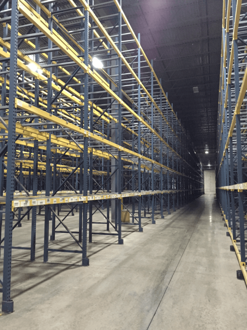Used Pallet Rack Teardrop Uprights - 42" x 26' - 6515