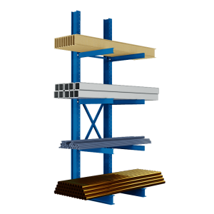 Light Duty Single Sided Cantilever Rack Upright