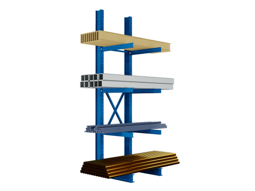 Light Duty Single Sided Cantilever Rack Upright