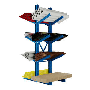 Cantilever Rack Heavy Duty Double Sided Inclined Starter Kit 14' to 16'