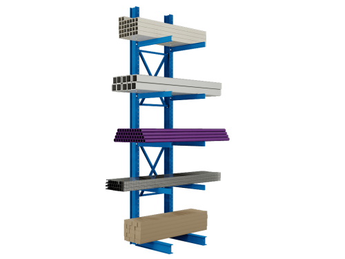 Cantilever Rack Medium-Heavy Duty Single Sided Starter Kit 18' to 22'