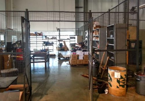Used Wirecrafters Security Cage - 3 Side