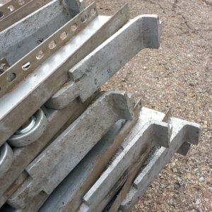 Used Pallet Rack Flow Rail - 3" x 98" - 6514