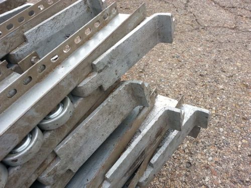 Used Pallet Rack Flow Rail - 3" x 98" - 6514