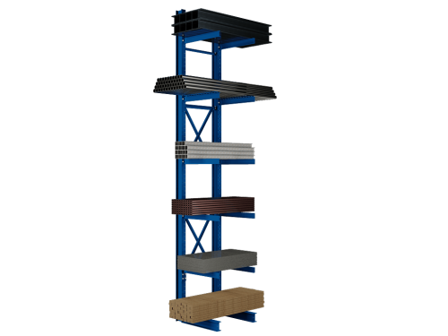 Cantilever Rack Medium-Heavy Duty Single Sided Starter Kit 24' to 25'