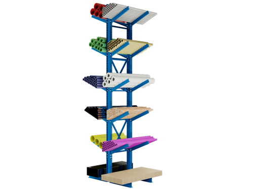 Cantilever Rack Medium-Heavy Duty Double Sided Inclined Starter Kit 24' to 25'