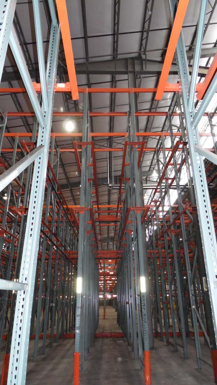 Used Interlake Drive-In Pallet Rack 6 Deep - 6614