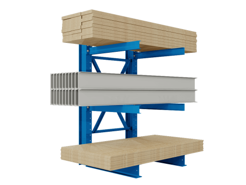 Cantilever Rack Heavy Duty Single Sided Starter Kit 8' to 12'