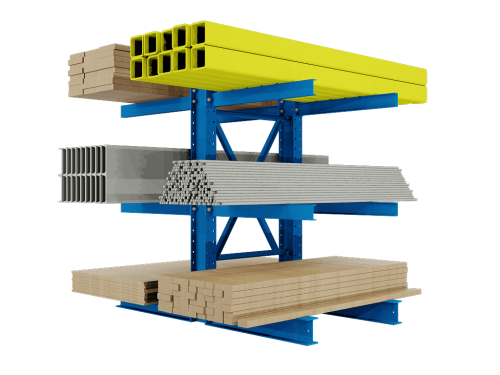 Cantilever Rack Medium-Heavy Duty Double Sided Starter Kit 10' to 12'