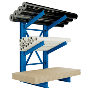 Cantilever Rack Heavy Duty Single Sided Inclined Starter Kit 8' to 12'