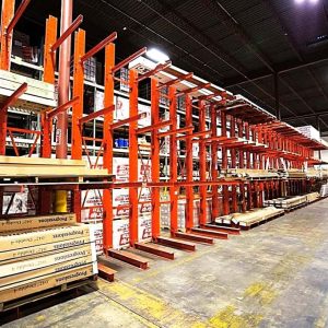 Used Cantilever Rack Medium Duty Single Sided Starter Unit 14'