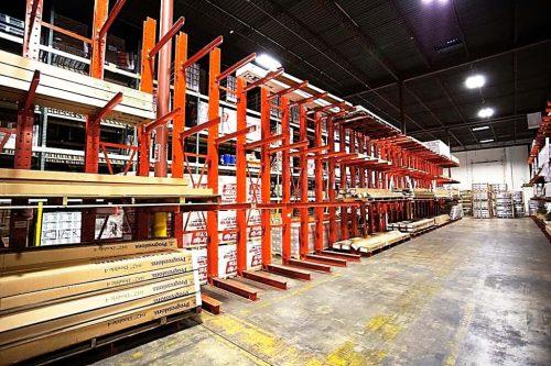 Used Cantilever Rack Medium Duty Single Sided Starter Unit 14'
