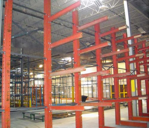 Used Cantilever Rack Heavy Duty Single Sided Starter Unit 16'