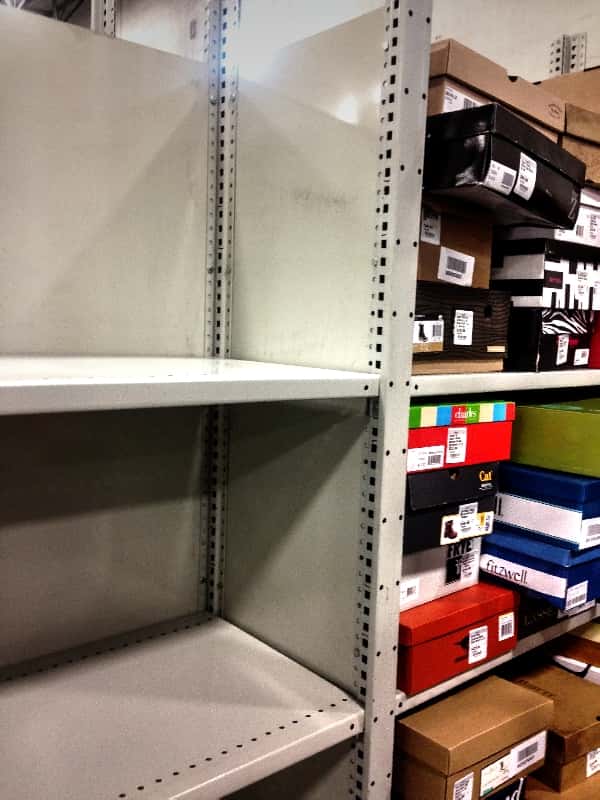 Used Industrial Metal Shelving Starter Kit 18x48x99 - 1414