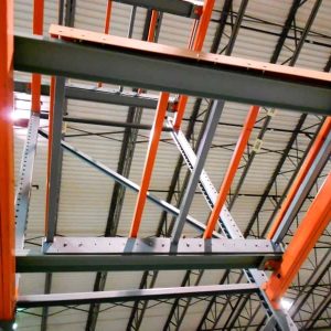 Used Interlake Pushback Pallet Rack Adder System - 3 Deep