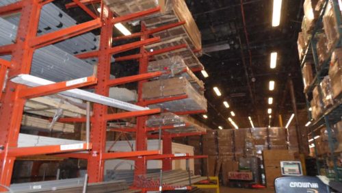 Used Cantilever Rack Double Sided Roll Formed 22' - 11114